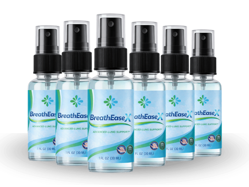 BreathEaseX multi-bottle package, official product photo