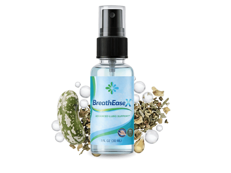 BreathEaseX Supplement Bottle